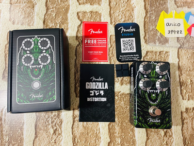 Fender Godzilla Distortion Pedal Limited Edition Japan Exclusive 70th Neu