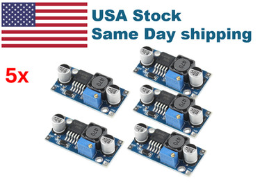 5 Pcs XL6009 Boost Module DC-DC Adjustable Step Up Voltage Converter