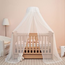 Baby Bed Canopy with Adjustable Clip-on Stand Baby Crib Cot Net Tent Hanging ...
