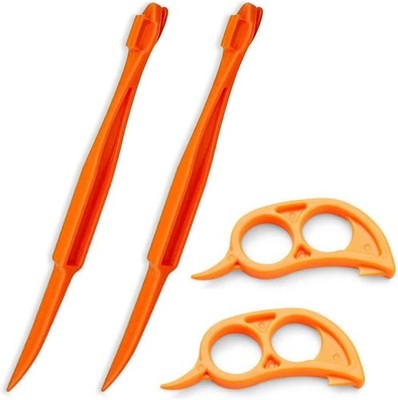 Orange Citrus Peelers Citrus Lemon Citrus Peel Cutter Plastic Easy Slicer Cutter