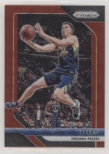 2018-19 Panini Prizm Ruby Wave Prizm TJ Leaf #124 fm0