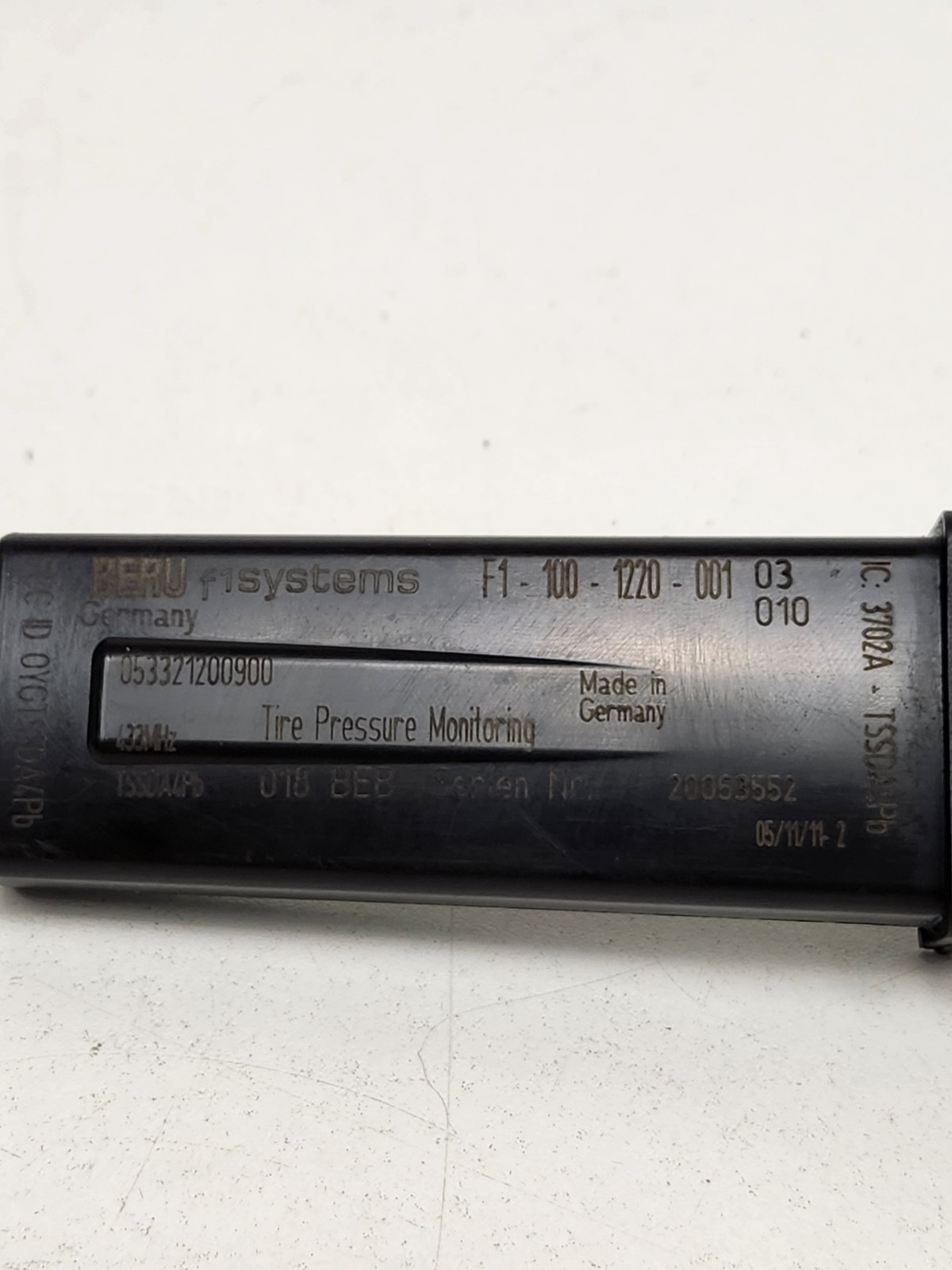 McLaren MP4-12C 2012-2014 REAR+LEFT Tpms sensor