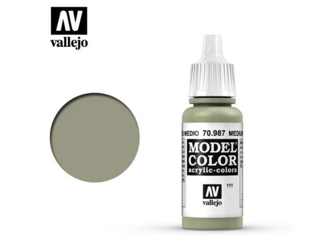 Vallejo VA987 17ml - Model Color - Medium Grey (112)