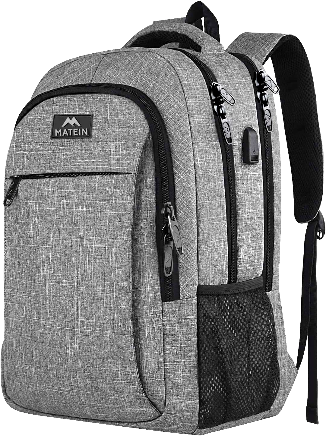 Travel Laptop Backpack USB Charging Anti-Theft Water Resistant 15.6” Grey 32L
Opens in a new window
