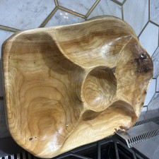 Unique Hand Burled Wooden Platter Charcuterie Board Burlwood Burl Wood Natural