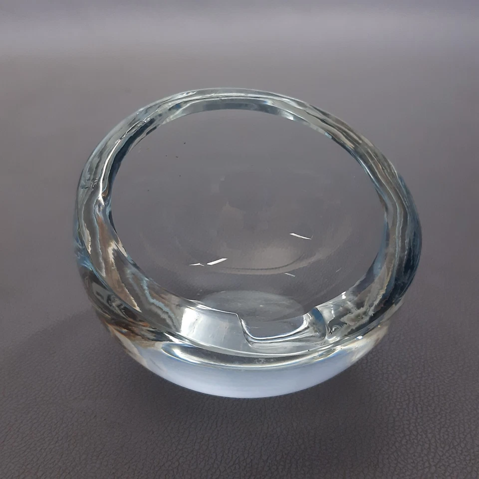 Aschenbecher Glas ORREFORS Schwedisches Design Aus Den 70er Jahren Modernari - Bild 2 von 4