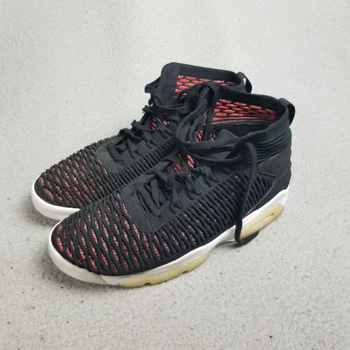 Nike Jordan Flyknit Elevation 23 Black University Red Size Nike Jordan Flyknit Elevation 23 Black University Red Size