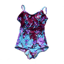 vintage 80's sears the fashion place one piece bathing suits