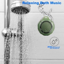 Outdoor Waterproof Bluetooth Speaker, Wireless Portable Mini Shower Travel Speak
