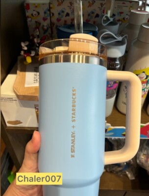 Authentic with Tracking 2024 Starbucks Stanley Blue Quencher 