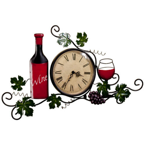 Wine Wall Clock - Afbeelding 1 van 4