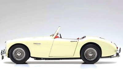 Finished Product Kyosho 1/18 Austin Healey 3000 English White from