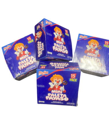 Paleta Payaso Mini Ricolino 15 Pack Each