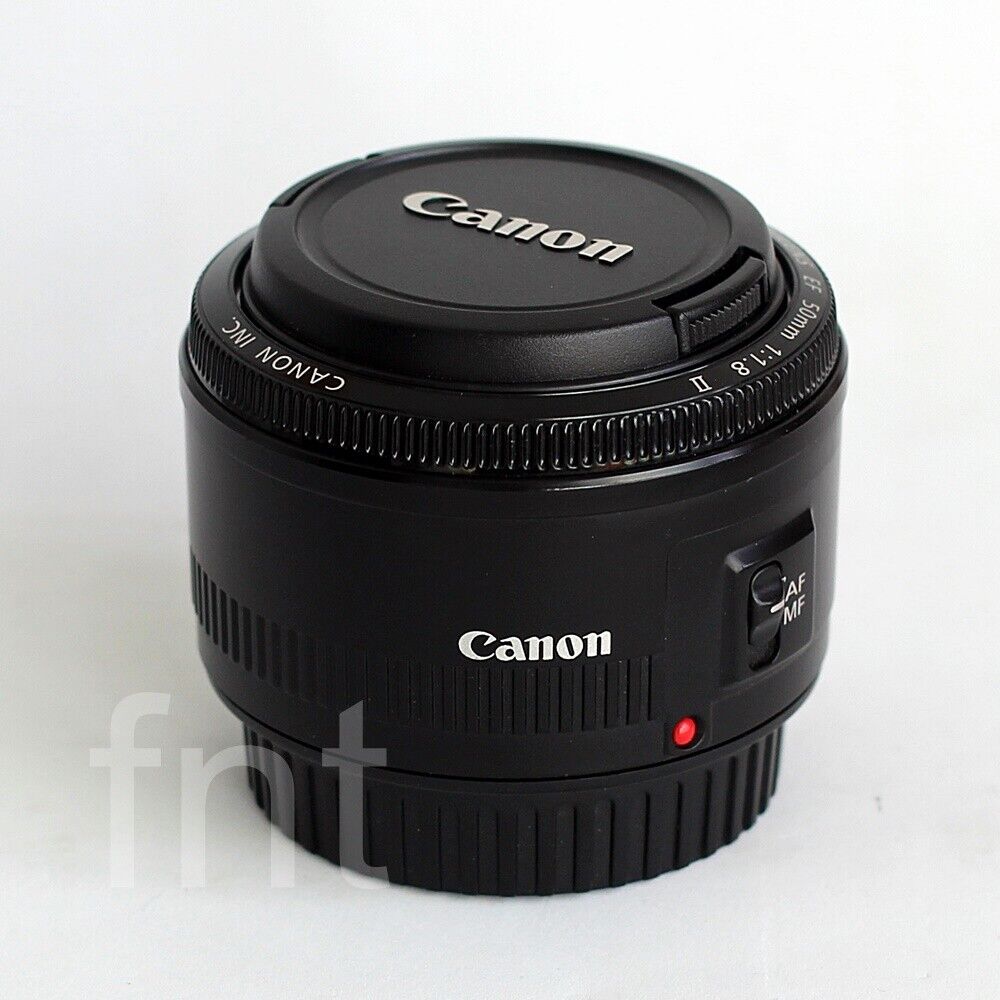 Canon EF 50mm f/1.8 II Standard Lens w/Caps