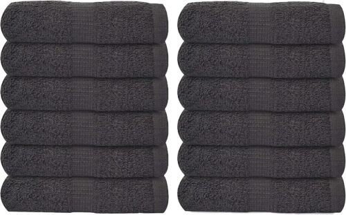 Washcloths Towels 13x13 Premium Cotton Bulk Pack 12,24,36,60,120,300 Towel Set - Foto 1 di 56