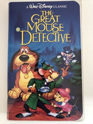 The Great Mouse Detective (VHS, 1992) Black Diamond - Proof Of