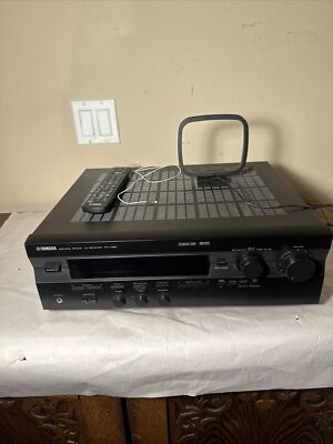 Yamaha RX-V396 Natural Sound 180W AV Receiver Bundle Remote