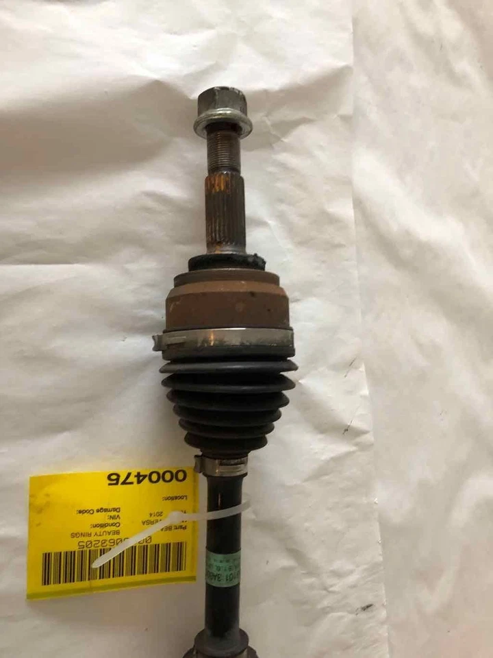 2012 - 2019 Nissan Versa Note conjunto de eixo dianteiro CV lado esquerdo do motorista LH - Imagem 4 de 4