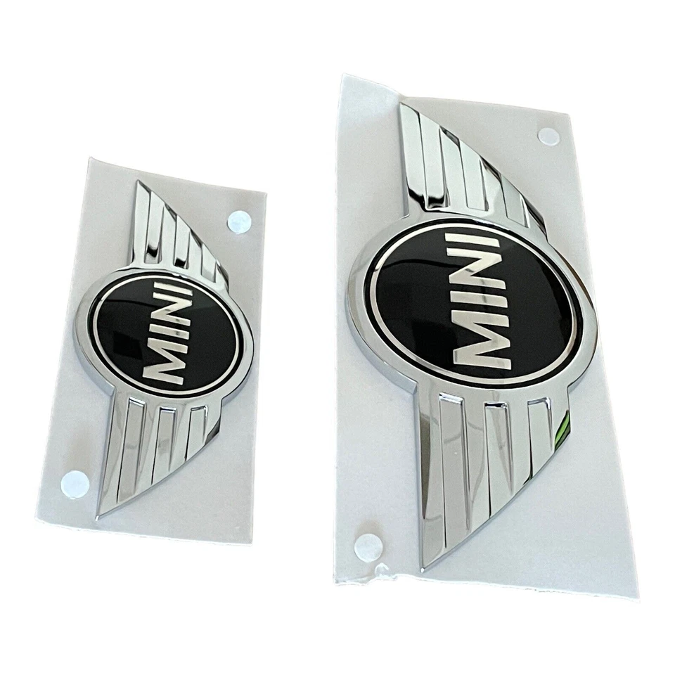 Nuevo juego de insignias emblema delantero y trasero MINI Cooper S 2002-2006 R52 R53 51140660106 Foto 4 de 4