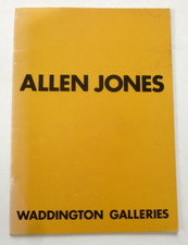 ALLEN JONES Recent works  1983 ART EXHIBITION CATALOGUE