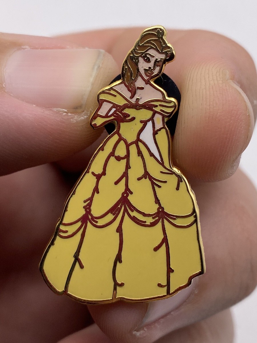 Walt Disney's Beauty and the Beast Belle Standing Metal Enamel Pin New UNUSED