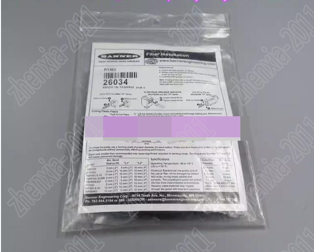 Capteur Fibre Optique BANNER PIT46U - Neuf - Pour Automatisme Industriel