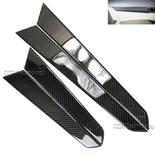 Inner Door Panel Real Carbon Fiber Trim Fits 08-14 W204 Sedan C250 C300 C63