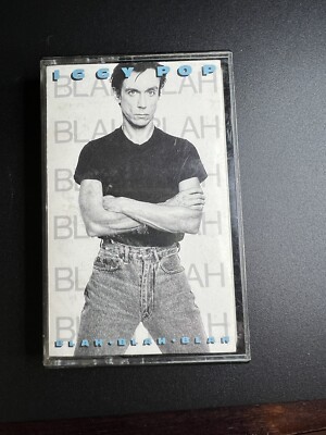 Iggy Pop  David Bowie Blah-Blah-Blah 1986 A&M Cassette Real Wild Child