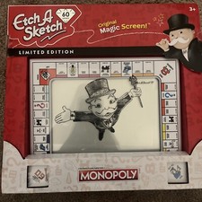 ETCH A SKETCH 60th Anniversary Monopoly Edition - LIMITED EDITION - New in Box