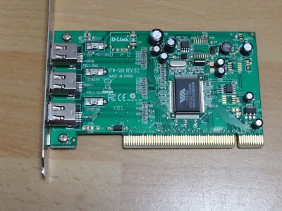 D-Link DFW-500 3 Port Firewire PCI PC IEEE1394 Upgrade Card/Erweiterungs-Karte