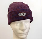 BONNET RAYÉ ZIG ZAG SUPRÊME, FW19 bordeaux OS (AUTHENTIQUE) NEUF