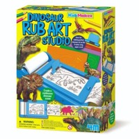 4M 4M04790 Set Di Frottage Artistico: Dinosauri