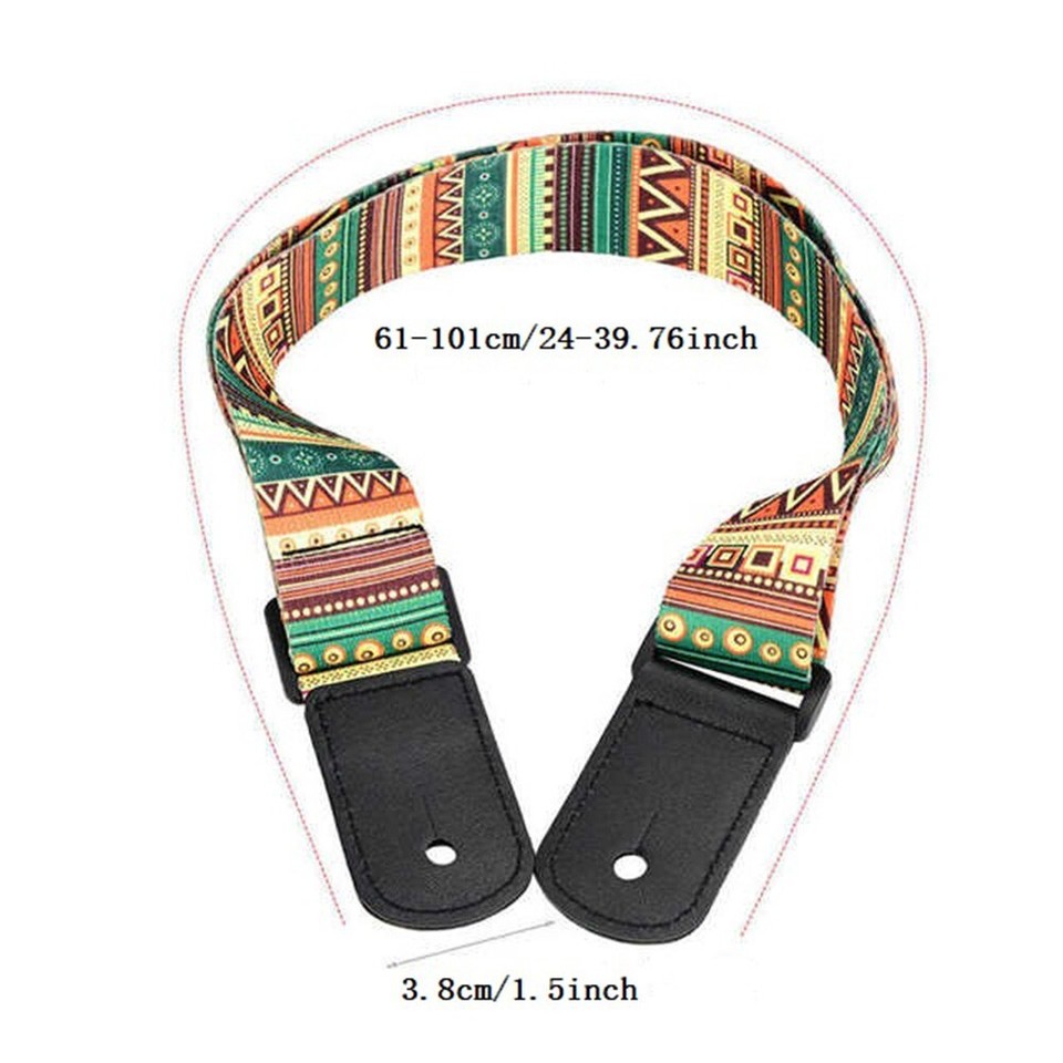 Adjustable Shoulder Polyweb Ukulele Strap with Soft and Comfortable