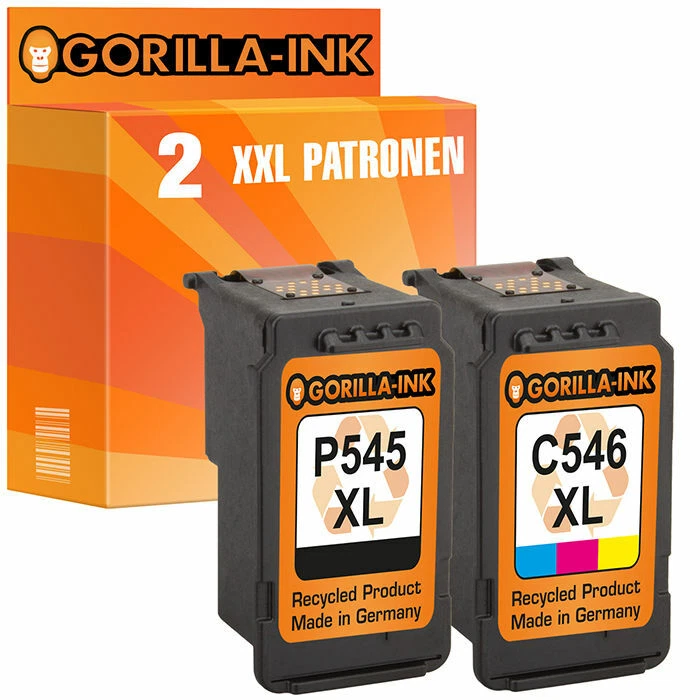 2x Patrone für Canon PG-545 CL-546 XL Pixma MG2550s MG2555s MG3050 MG2450 TR4550