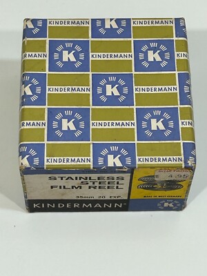 Kindermann Stainless 35mm/20-Frame Easy-Loading Roll Film Processing Spiral Reel