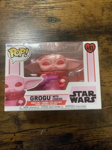 Funko POP! Star Wars Valentine Grogu With Cookies 493