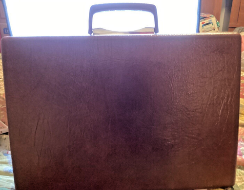 VTG Samsonite Brown Hard Sided Briefcase with Keys. In great condition - Picture 2 of 9