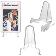 Thickened Acrylic Card Stands Mini Easel Holder, Sports Card Stands, Trading ...