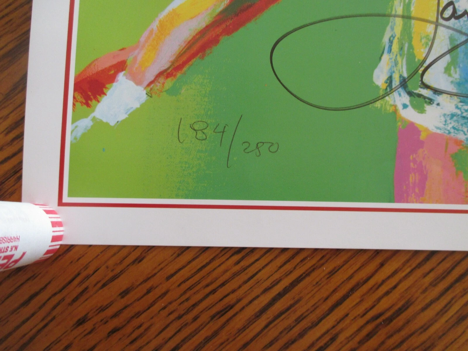 Larry Bird & Magic Johnson Autographed Limited Edition Print by Malcom Farley