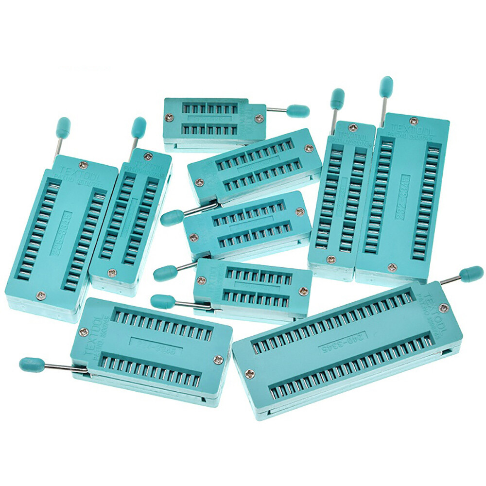 Universal Narrow / Wide ZIF Test DIP 14 16 20 24 28 40 Pins IC