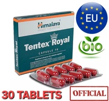 Himalaya Tentex Royal Bio Official Herbals Himalaya 30 tablets Organic FRESH NEW