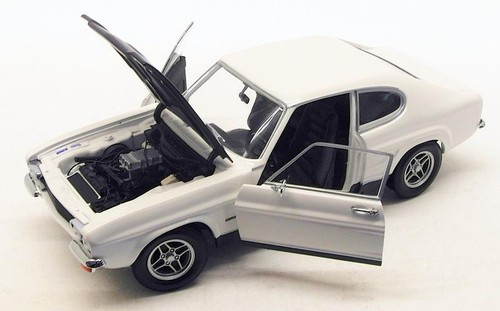 Minichamps 1/18 Scale Model 150 089078 - 1970 Ford Capri I RS 2600 - White/Black - Bild 4 von 7