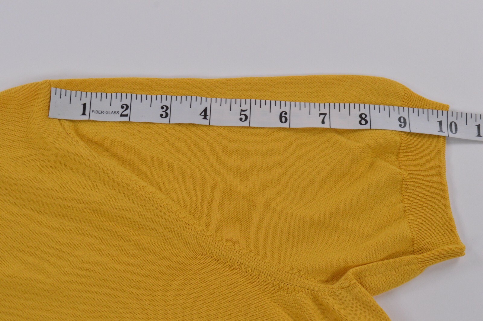 Gran Sasso NWT Polo Shirt Size 50 M in Solid Yellow image 5