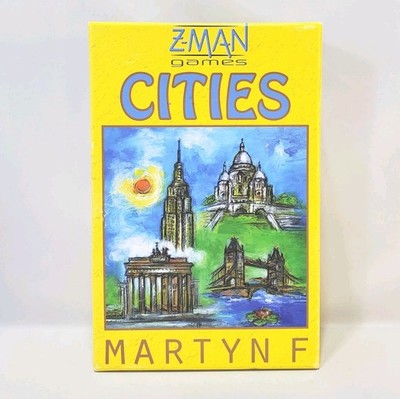 CITIES Board Game Z-Man Games City Building Strategy Tile Puzzle  ︎ Complete 