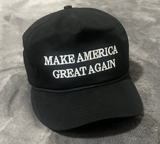 Rare MAGA Black & White 2016 Classic Campaign Cali-Frame Hat Made In USA