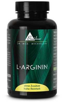 L-Arginin - nach Dr. med. Michalzik - 650 mg reines L-Arginin - von BIOTIKON 