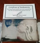1 oz Pyromet Silver Card With COA