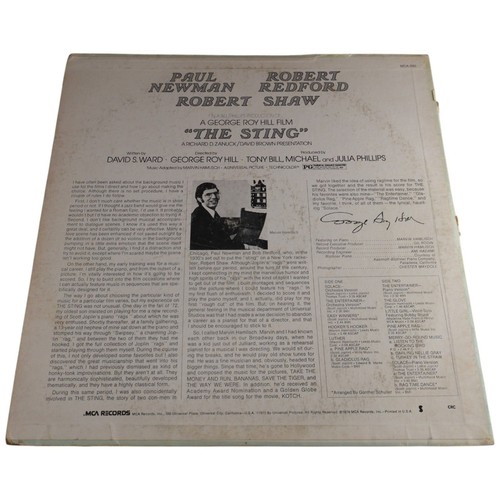 Marvin Hamlisch The Sting OST (LP) MCA MCA 390 Ragtime 1974 VG Vinyl VG Cover - Picture 2 of 4