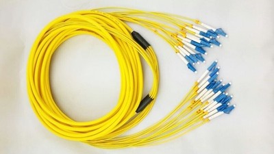30M  LC/UPC to LC/UPC 12 Fibers SM 9/125 Single mode Fiber Patch Cable -12980