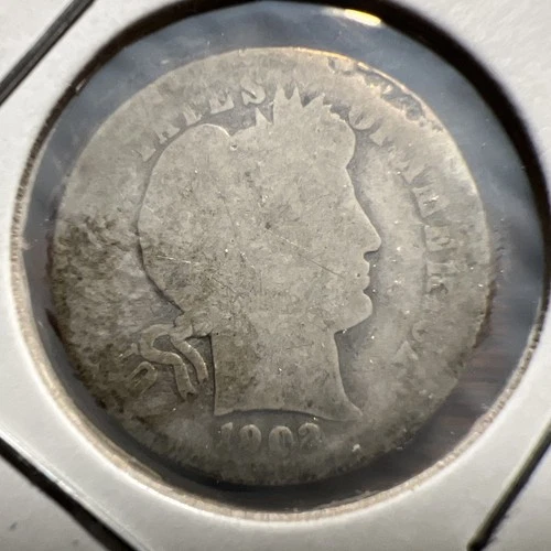 1902 10C Barber Dime